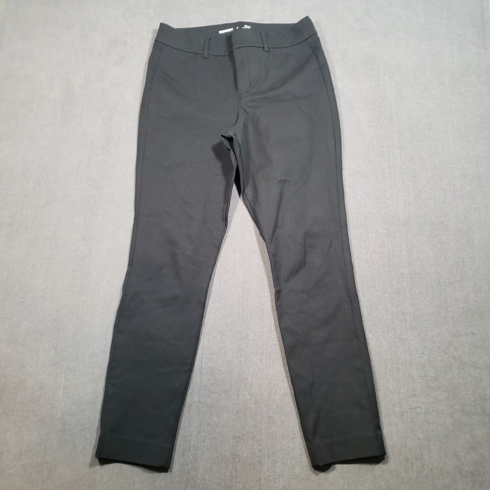 Old Navy Pixie Pants Womens 6 Black High Rise Secret-Smooth Pockets S/551152-07‎